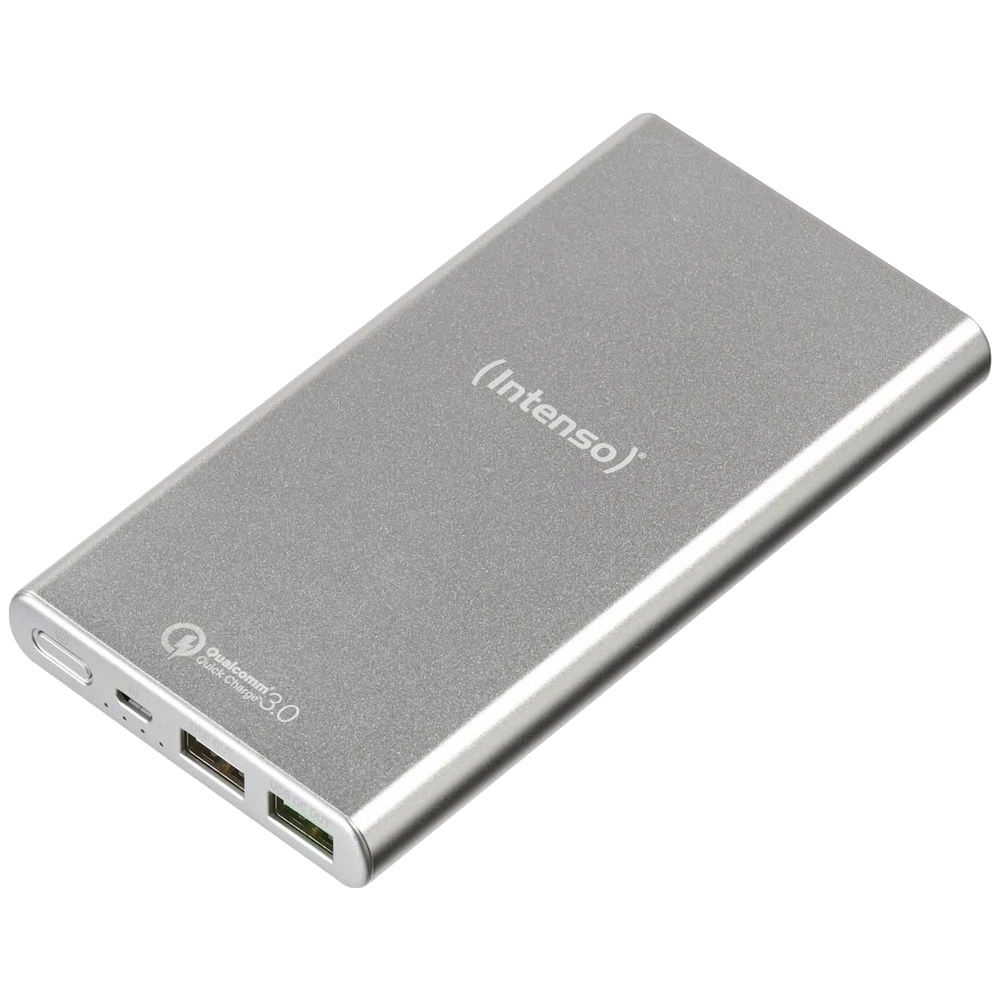 Повербанк intenso intenso powerbank q10000 quickcharge(silver) 10000 mah