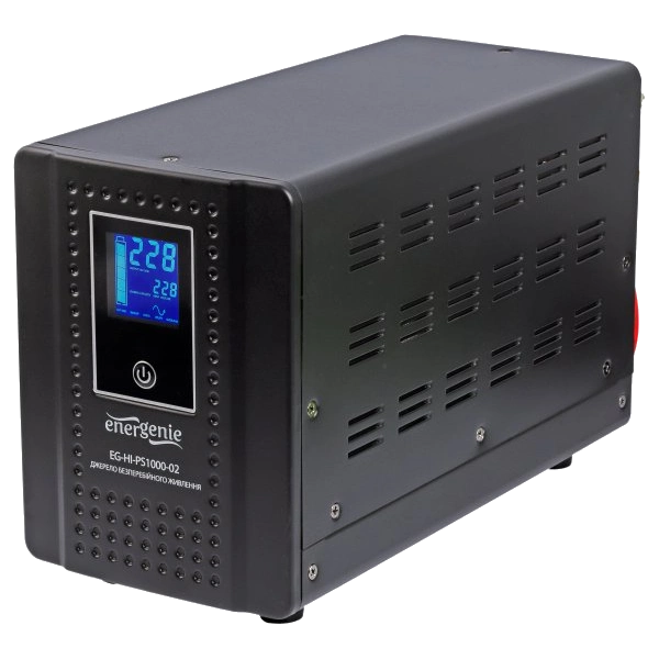 Джерело безперебійного живлення під акумулятор energenie energenie eg-hi-ps1000-02 1000Вa чистая синусоида
