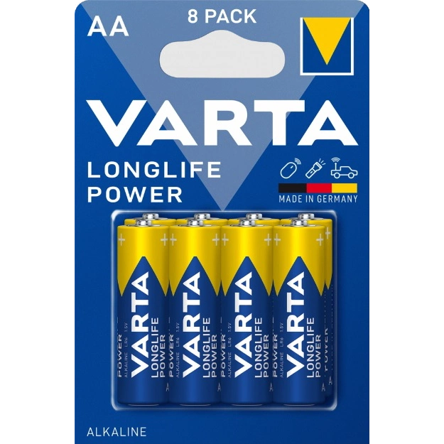 Батарейка varta varta longlife power aa bli 8 шт