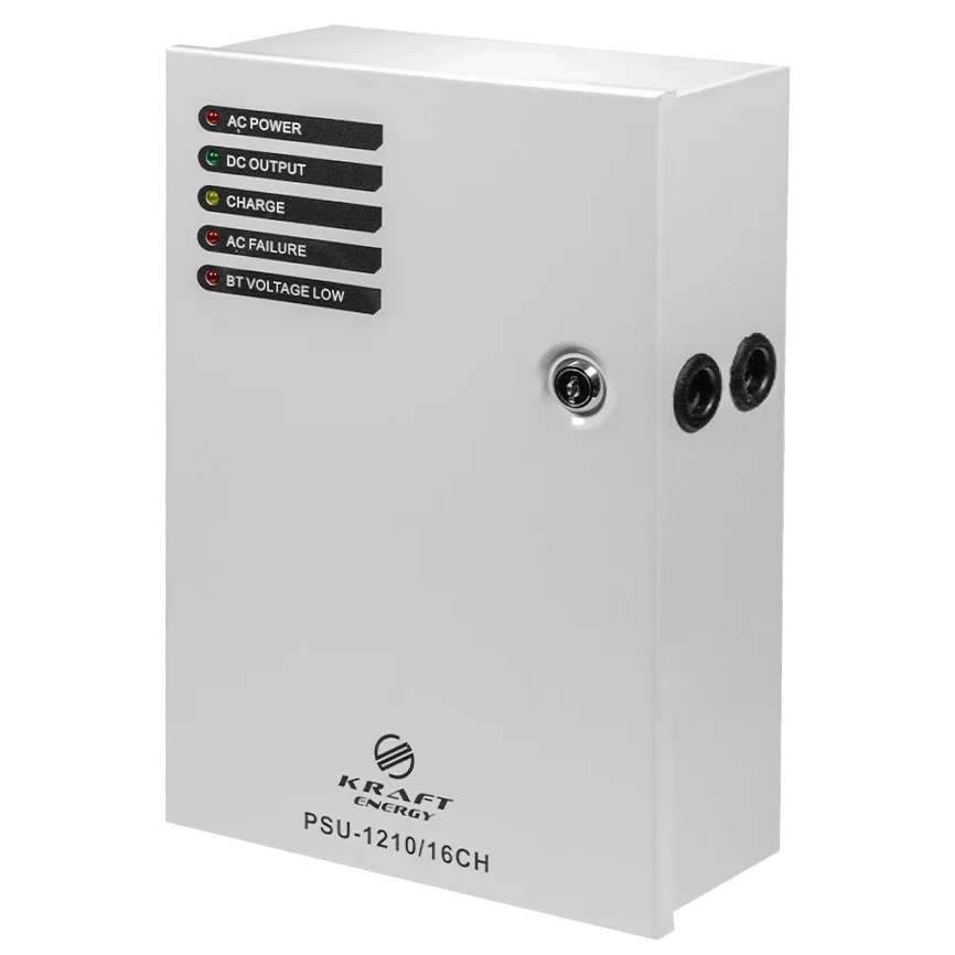 Джерело безперебійного живлення kraft kraft psu-1210/16ch