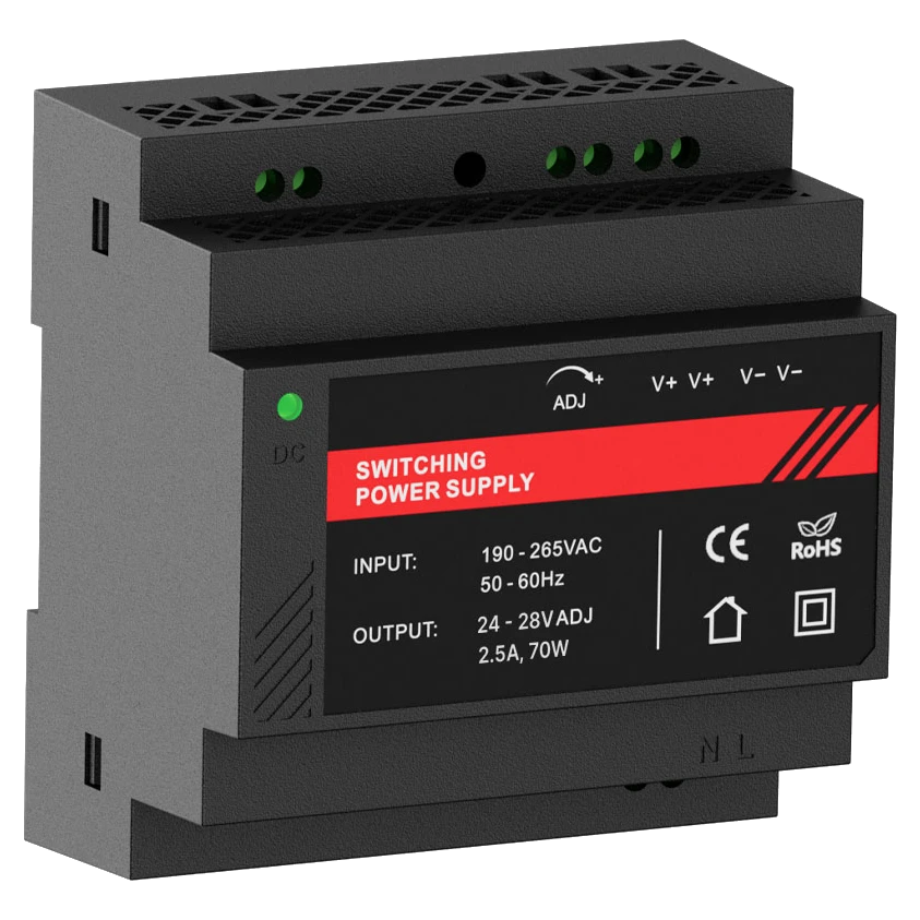 Источник бесперебойного питания kraft kraft psu-24025din(p)