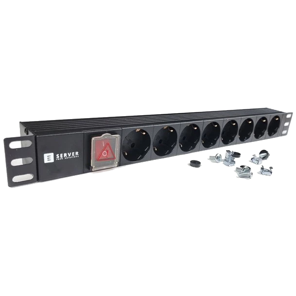 Удлинитель на 8 розеток eserver eserver 220В 19\