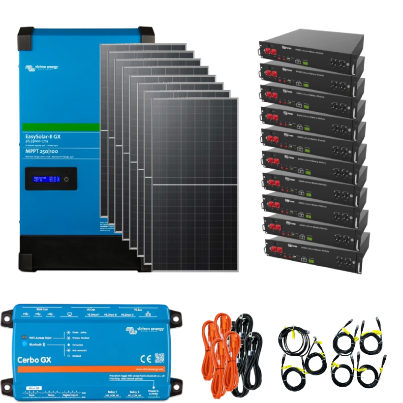 Автономна система живлення 1 фаза 4кВт 24кВт • год victron energy victronenergy + dyness