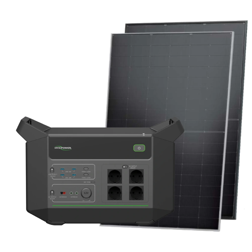 Система автономного живлення однофазна hyxipower hyxipower hyx-ea2500 + jinko jkm445n-54hl4r-v 445 Вт