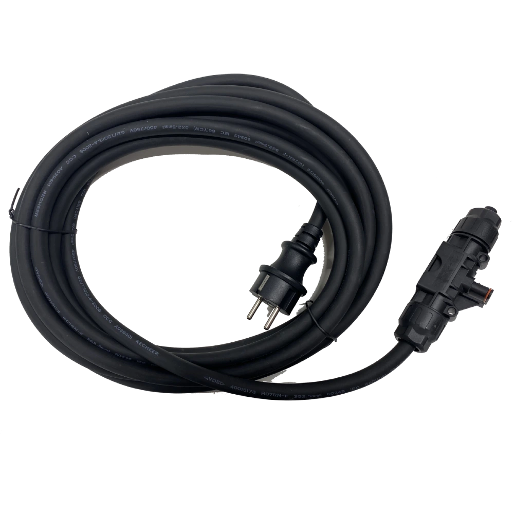 Кабель hyxipower hyxipower pc-eu-2.5mm²-5m balcony pv ac cable for eu
