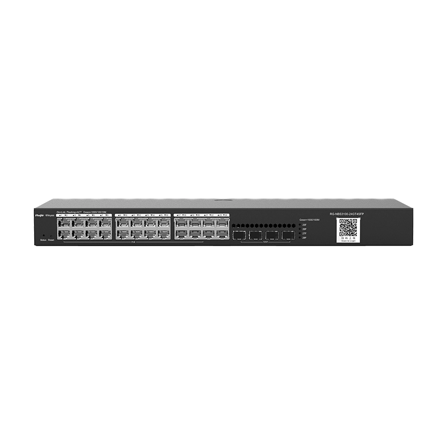 24-портовый гигабитный l2 управляемый коммутатор ruijie ruijie rg-nbs3100-24gt4sfp