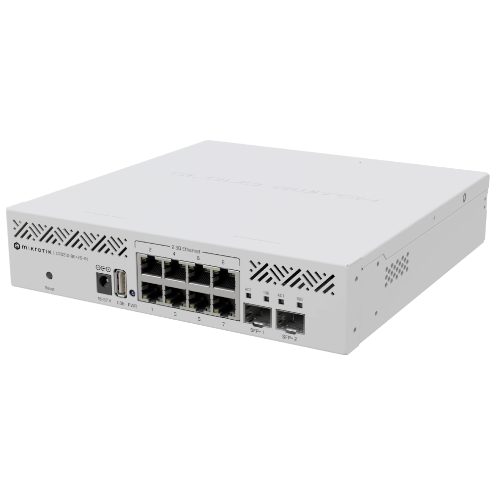 8-портовый коммутатор mikrotik mikrotik crs310-8g+2s+in