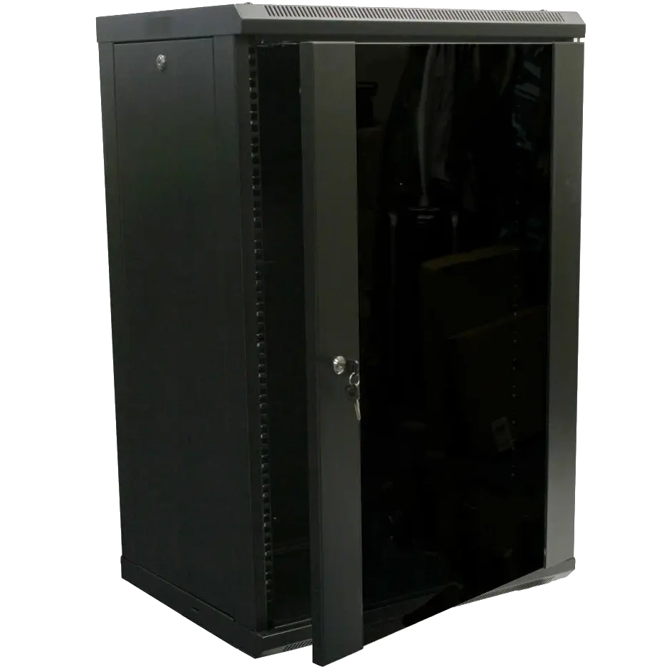 Шкаф коммутационный настенный разборной hypernet wmnc-15u-flat- black15u 600x450