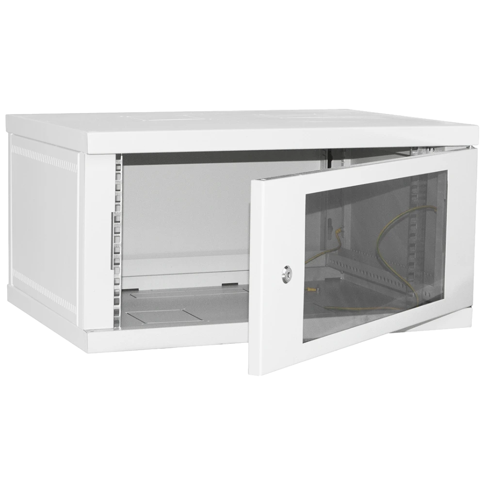 Шкаф телекоммуникационный стекло ipcom СН-4u-060х035-ДС-7035 (ral7035)