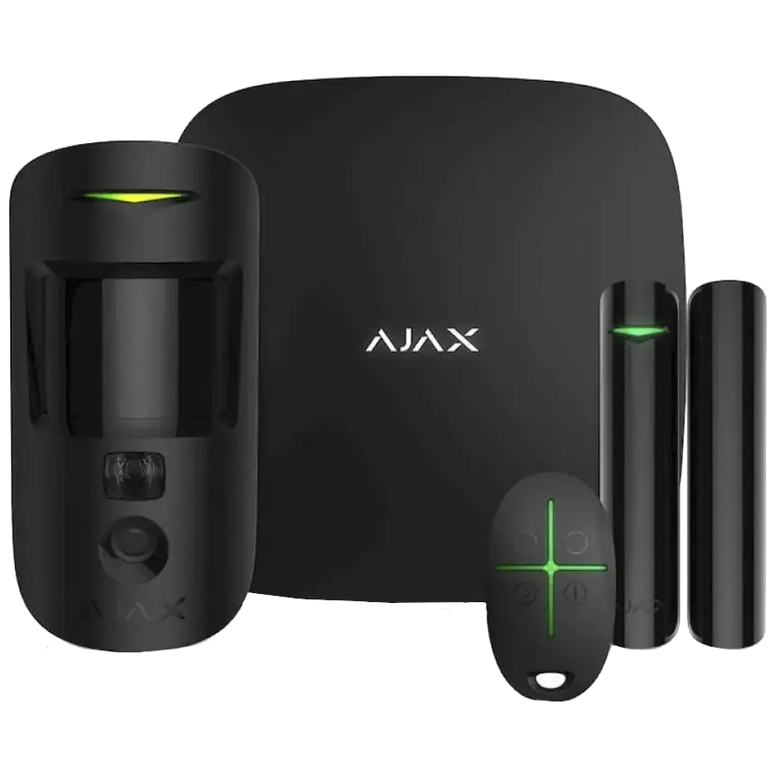 Комплект охранной сигнализации ajax ajax starterkit cam hdr (8eu) ua black