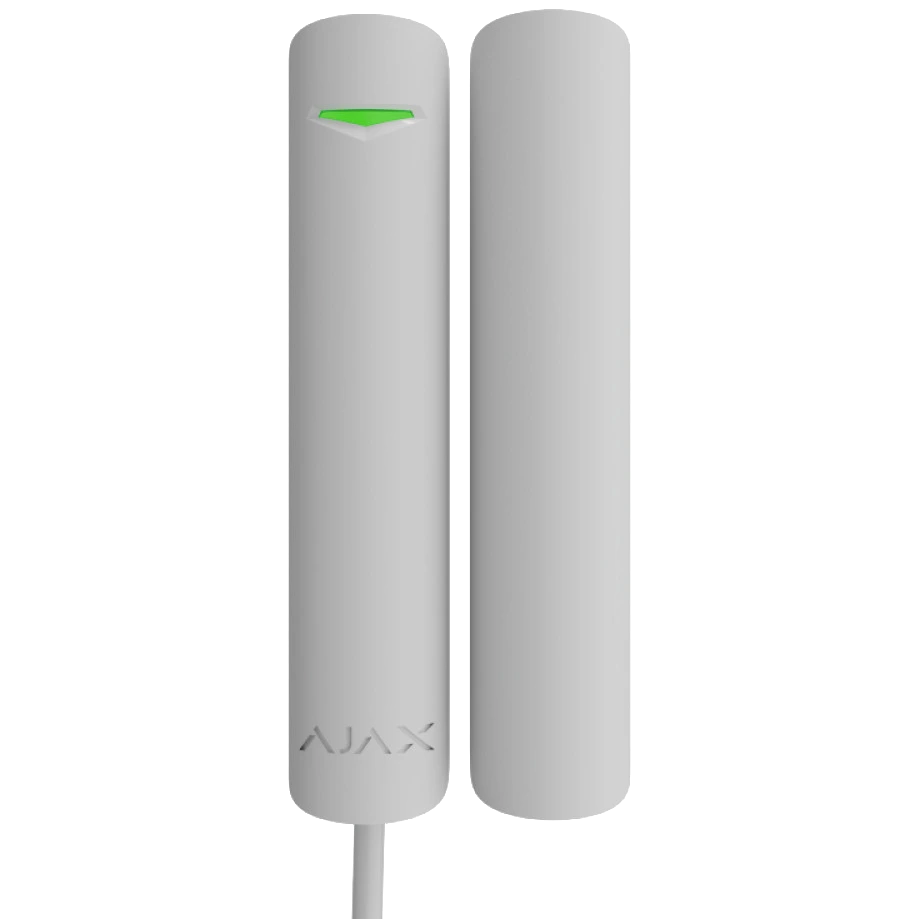 Извещатель ajax ajax doorprotect g3 fibra asp white проводной магнитоконтактный открывания, удара и изменения угла наклона