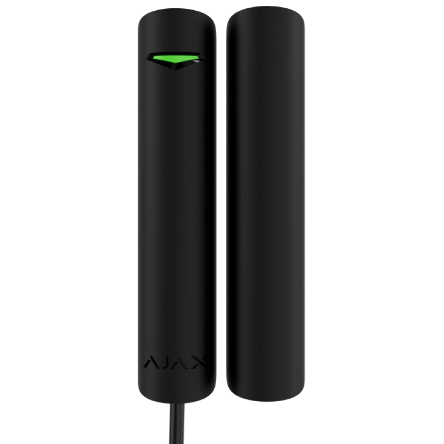 Извещатель ajax ajax doorprotect g3 fibra asp black проводной магнитоконтактный открывания, удара и изменения угла наклона