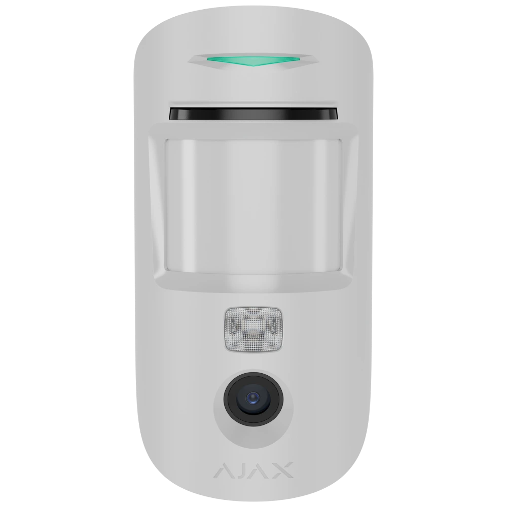 Беспроводной извещатель движения ajax ajax superior motioncam am (phod) jeweller white с камерой