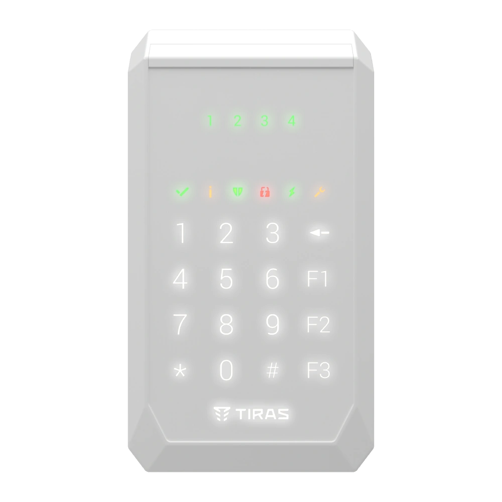 Клавіатура Тірас tiras tiras k-pad4 (white)