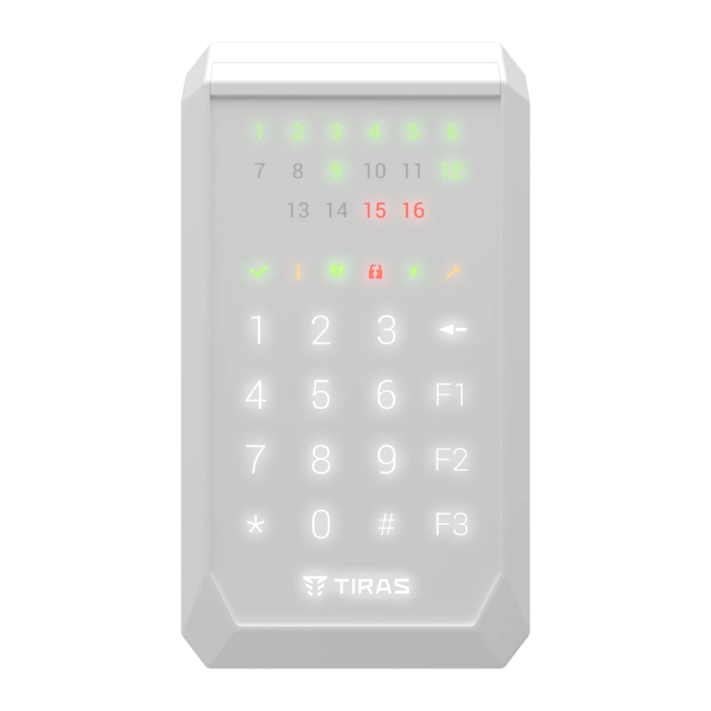 Клавіатура Тірас tiras tiras k-pad16 (white)