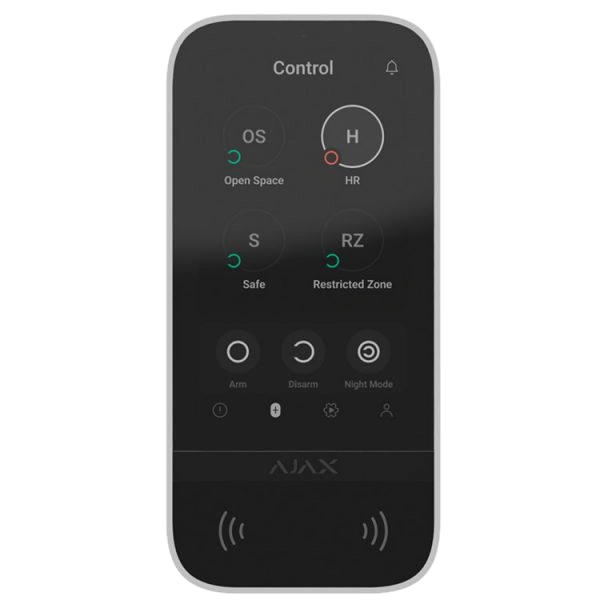 Клавіатура ajax ajax keypad touchscreen (8eu) white