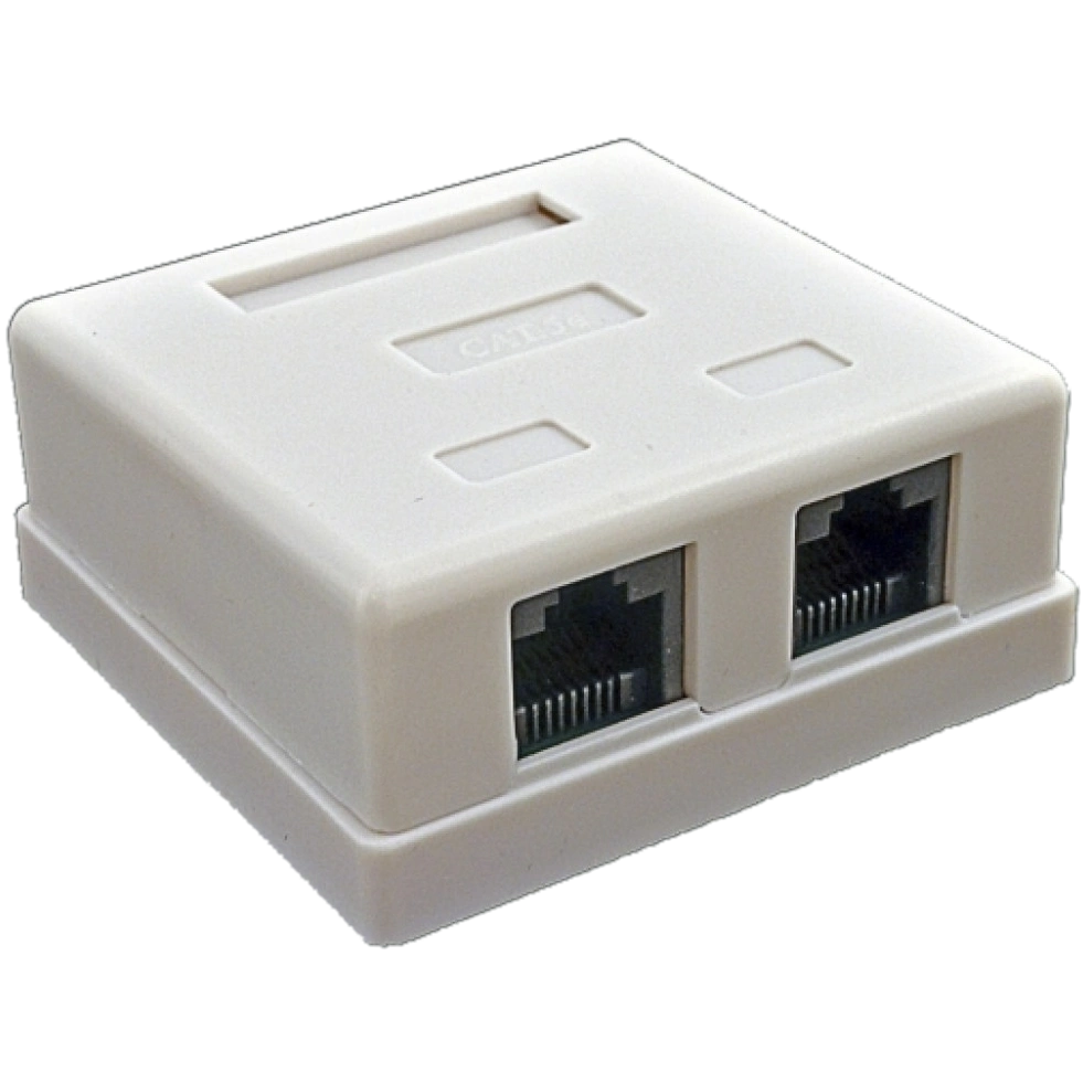 Розетка kingda kingda 2хrj45 utp