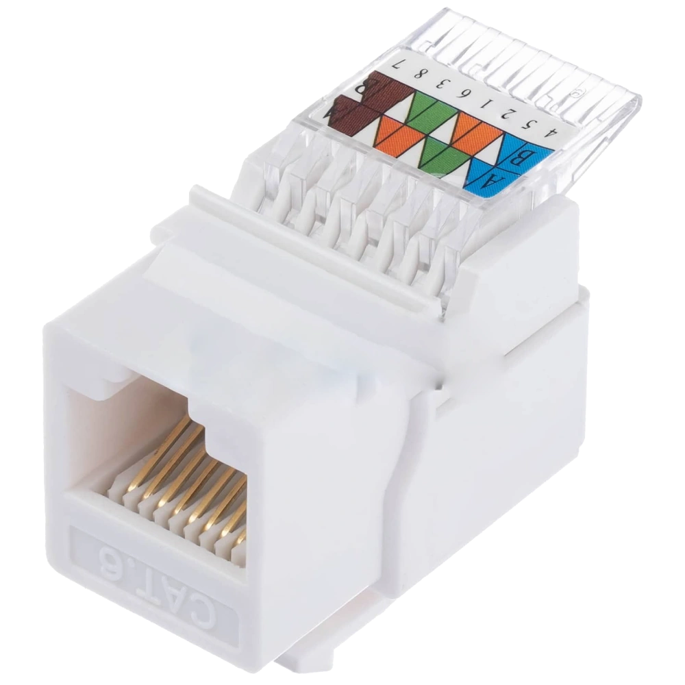 Модуль hager hager lumina wl9002 slim keystone rj-45 utp, кат.5е