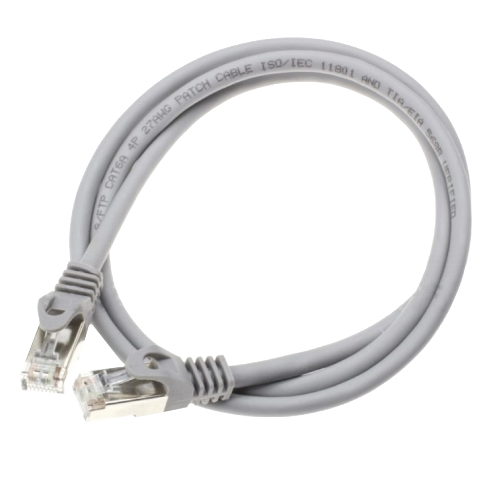 Патч-корд s/ftp,  1 м, кат. 6А l&w lw pc005-c6a-100