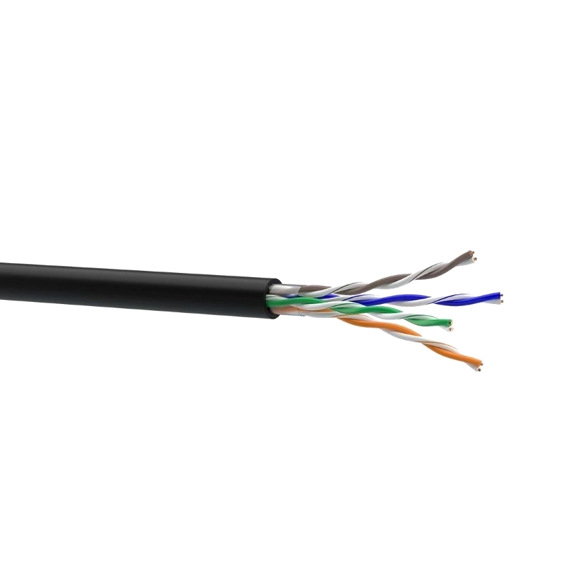 мідь зовнішній ЗЗКМ ЗЗКМ Кабель cat. 5e u/utp 4x2x24 awg pe (К)(70910031) бухта 500м.