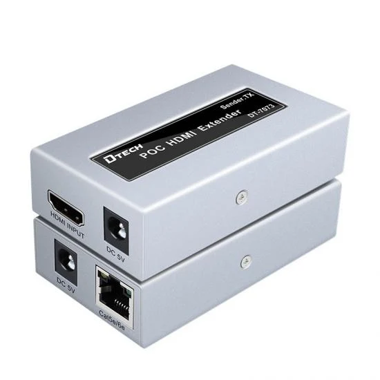 Удлинитель hdmi сигнала по витой паре dtech dt-7073