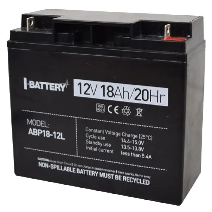 Акумуляторна батарея для ДБЖ i-battery abp18-12l