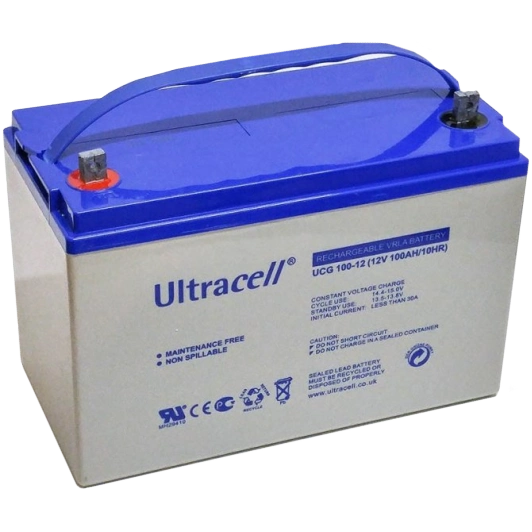 Акумуляторна батарея ultracell ultracell ucg100-12 gel 12v 100 ah