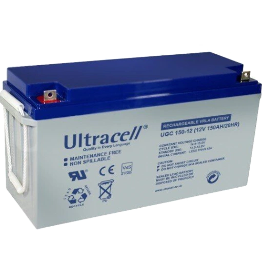 Аккумуляторная батарея ultracell ucg150-12 gel 12 v 150 ah