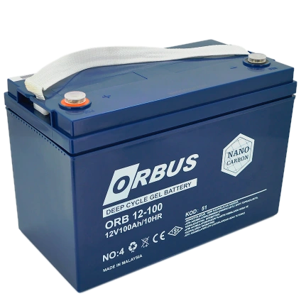 Аккумуляторная батарея orbus cg12100 gel 12v 100 ah