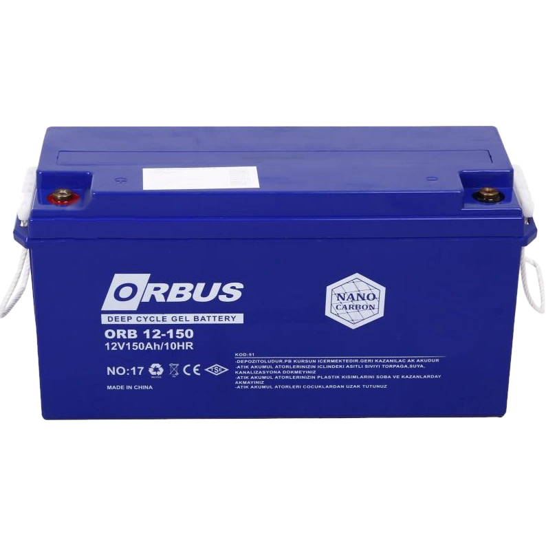 Акумуляторна батарея orbus orbus cg12150 gel 12 v 150 ah