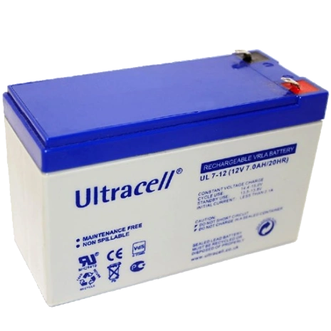 Акумуляторна батарея ultracell ultracell ul7-12 agm 12v 7 ah