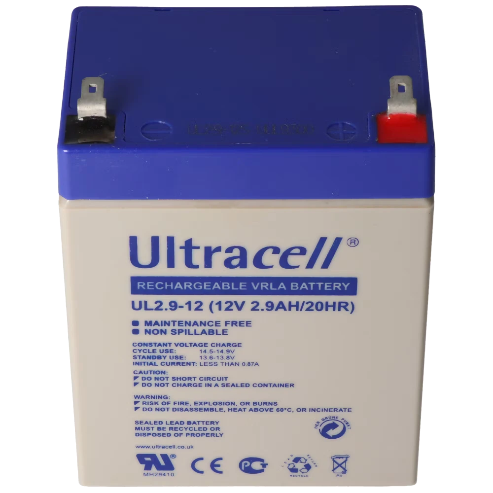 Аккумуляторная батарея ultracell ultracell ul2.9-12 agm 12v 2,9ah