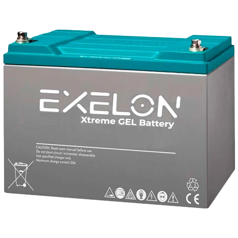 Акумуляторна батарея exelon exelon 100-12 ge 12v 100 ah