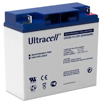 Аккумуляторная батарея ultracell ultracell ucg20-12 gel 12v 20 ah