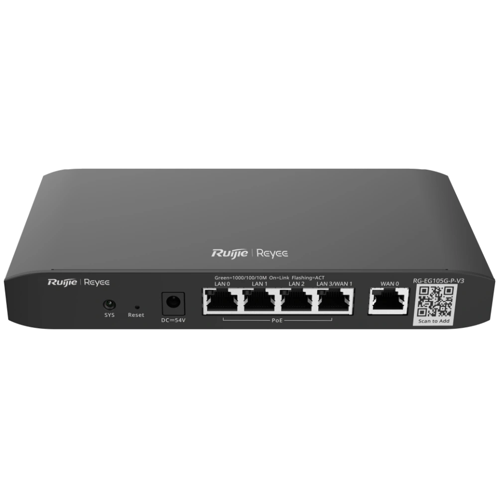 Маршрутизатор ruijie ruijie reyee rg-eg105g-p-v3