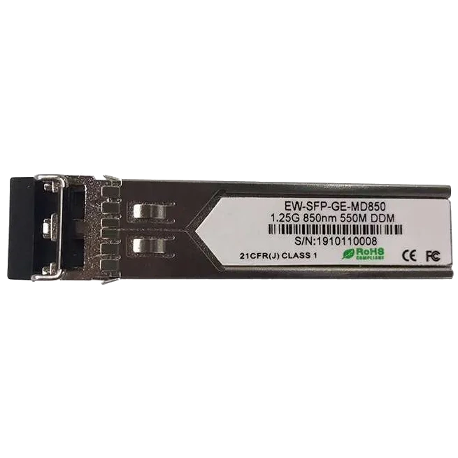 Модуль sfp ewind ewind ew-sfp-ge-md850 155m, multi-mode dual fiber, 850nm, 550meter, lc connector