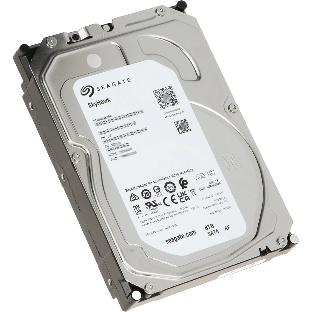 Жорсткий диск внутрішній seagate seagate skyhawk st8000vx009 8Тб
