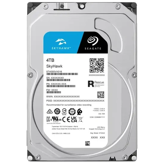 Жесткий диск внутренний seagate seagate skyhawk st4000vx016 4Тб