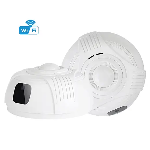 Wi-Fi камера наблюдения с дымовым датчиком, поворотом на 330 градусов и HD1080P Patrul S020